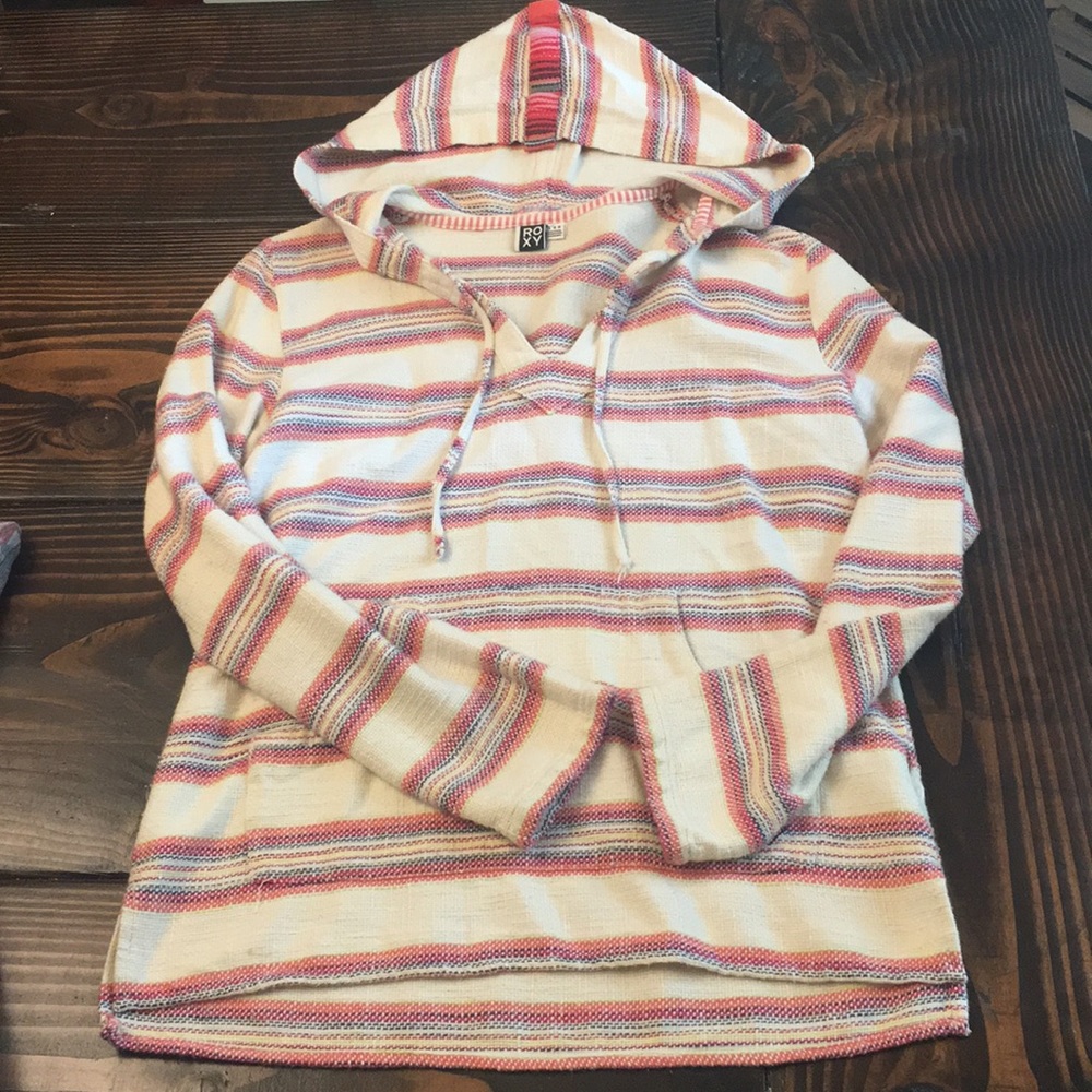 Roxy hooded poncho
